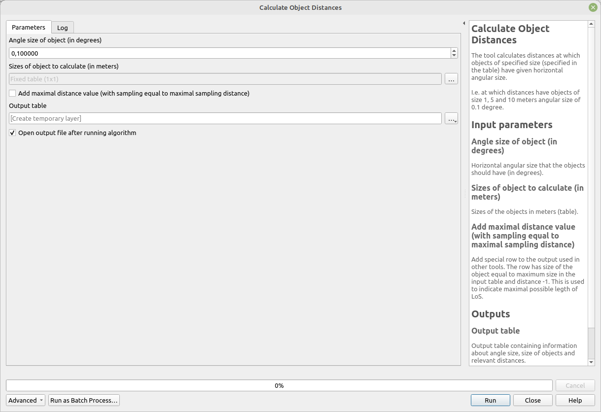 Calculate Object Distances