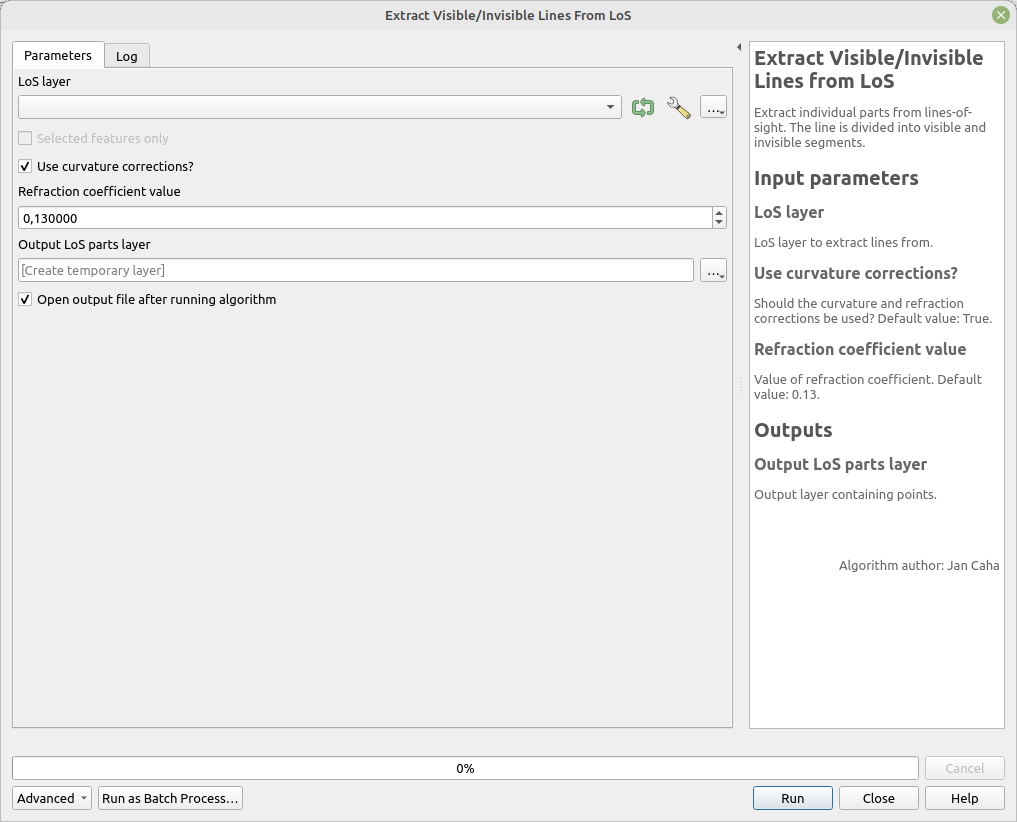 Extract Visible/Invisible Lines from LoS